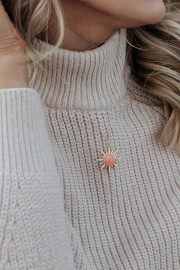 Wisteria London Solange Sunburst Necklace Wisteria London